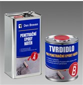 DEN BRAVEN EPOXIN F1000 DRY Penetrační epoxy nátěr 4+0,4kg transparentní